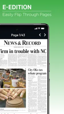 News & Record android App screenshot 4